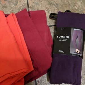 Torrid Leggings - 3 Pairs